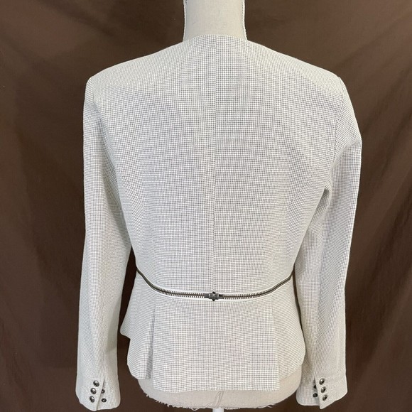 Cabi Carol Anderson by Invitation 2 in 1 Jacket Size 6  w/ Zip Off Peplum Blazer - Picture 7 of 9